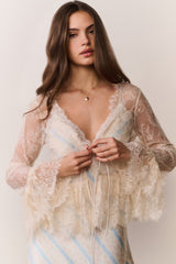 Siddie Sheer Lace Top | Loveshackfancy on sale