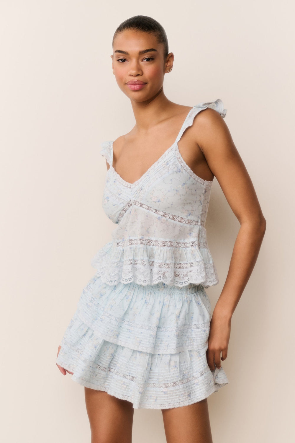 Lainie Floral Cotton Top | Loveshackfancy US