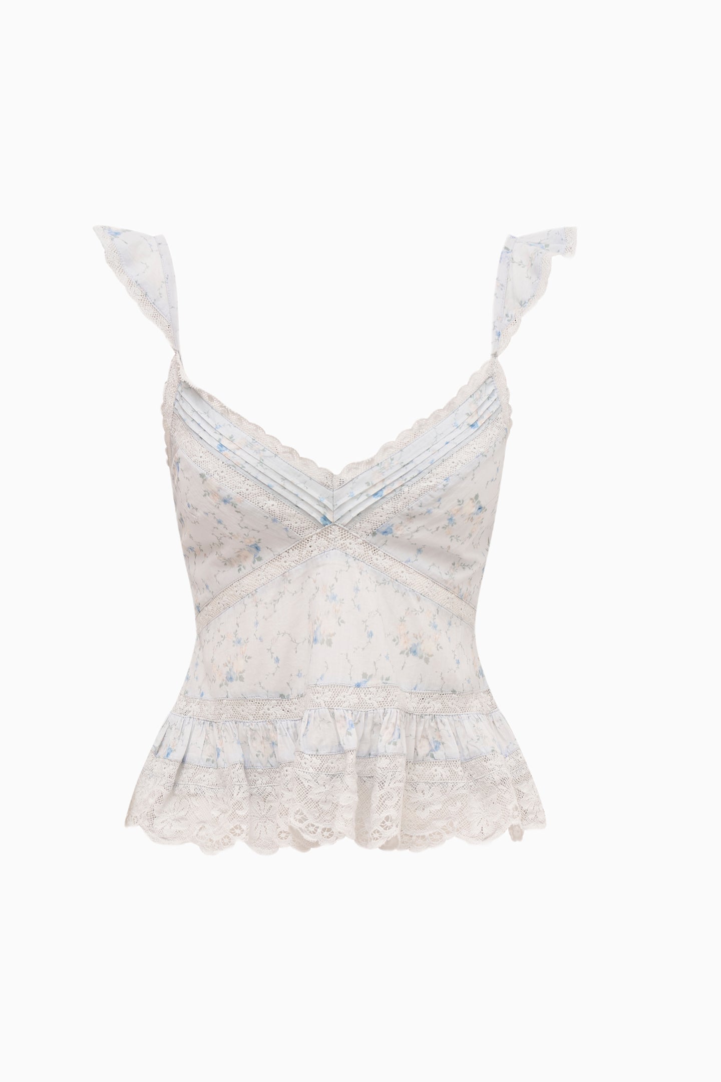 Lainie Floral Cotton Top | Loveshackfancy US