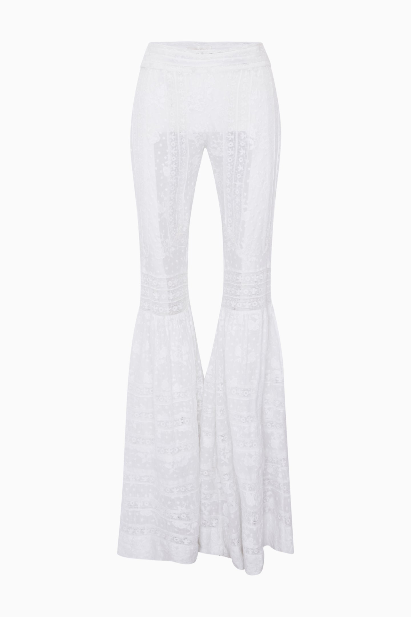 Telva Cotton Victorian Bell Bottom Pant | Loveshackfancy outlet