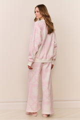 Momo Heart Print Fleece Sweatpant | Loveshackfancy online
