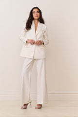 Enly Wool-Blend Wide Leg Pant | Loveshackfancy for sale