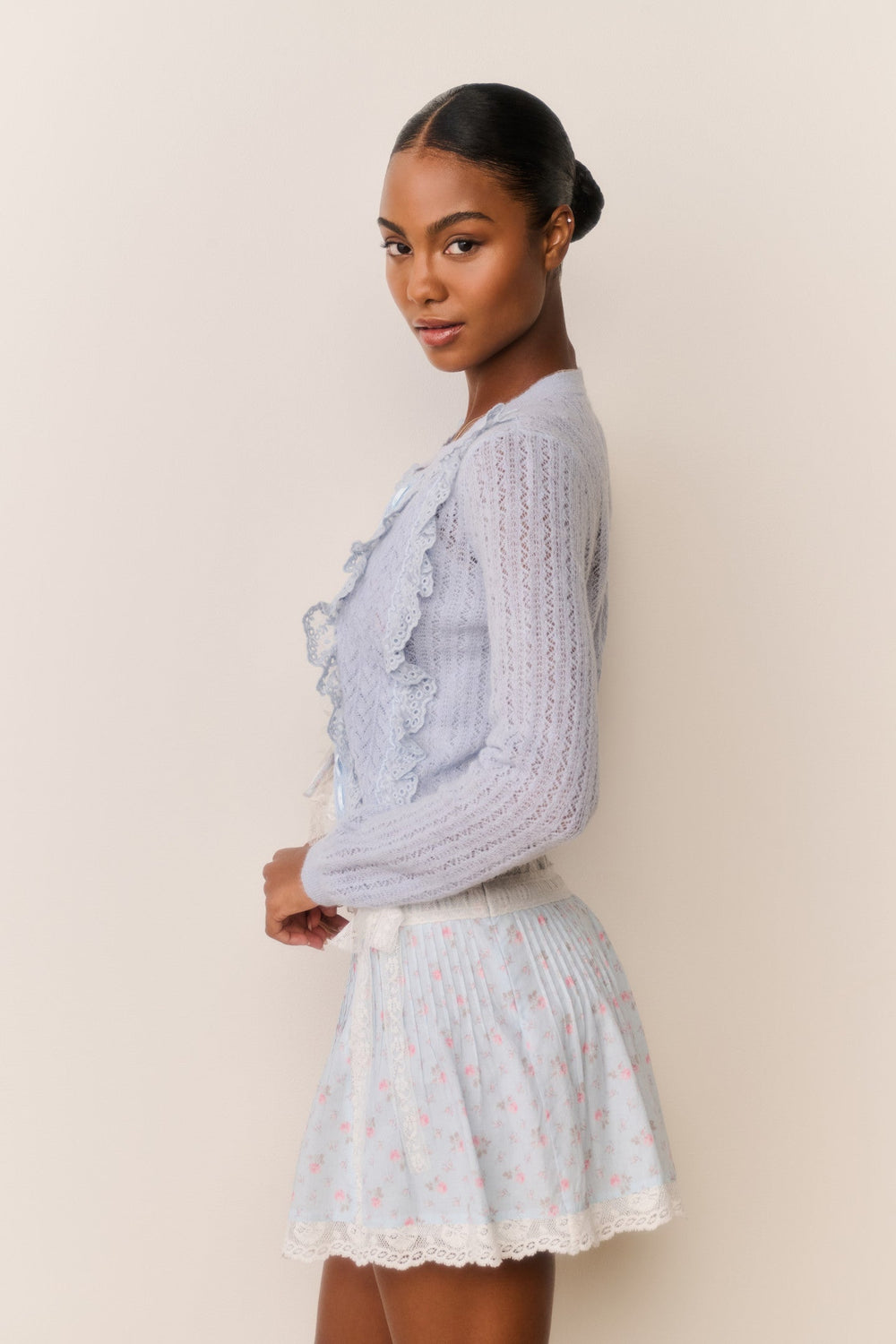 Melisse Eyelet Ruffle Cardigan | Loveshackfancy outlet