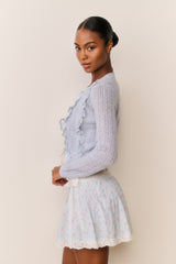 Melisse Eyelet Ruffle Cardigan | Loveshackfancy outlet