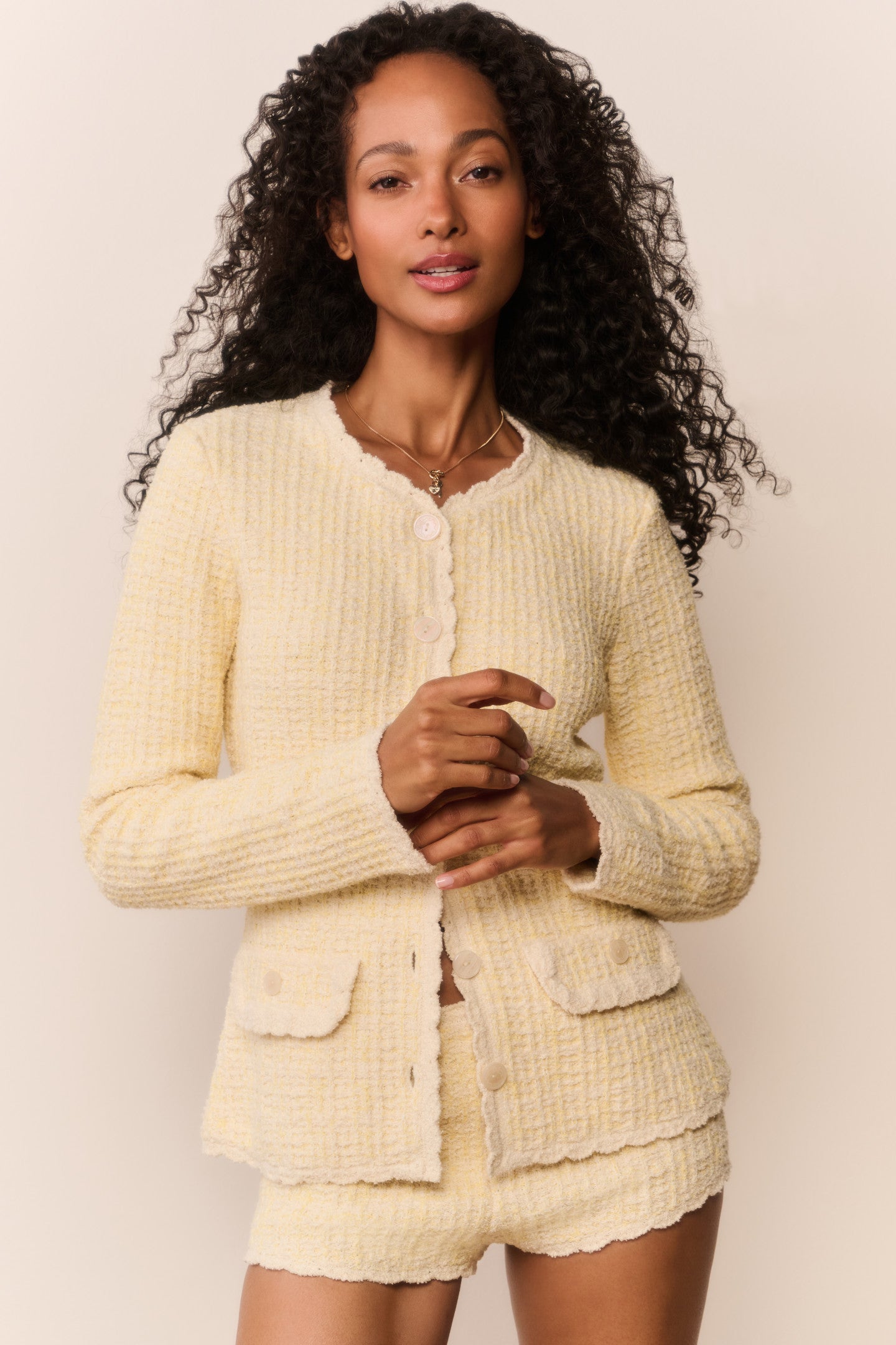 Gaililee Knit Tweed Cardigan | Loveshackfancy discount