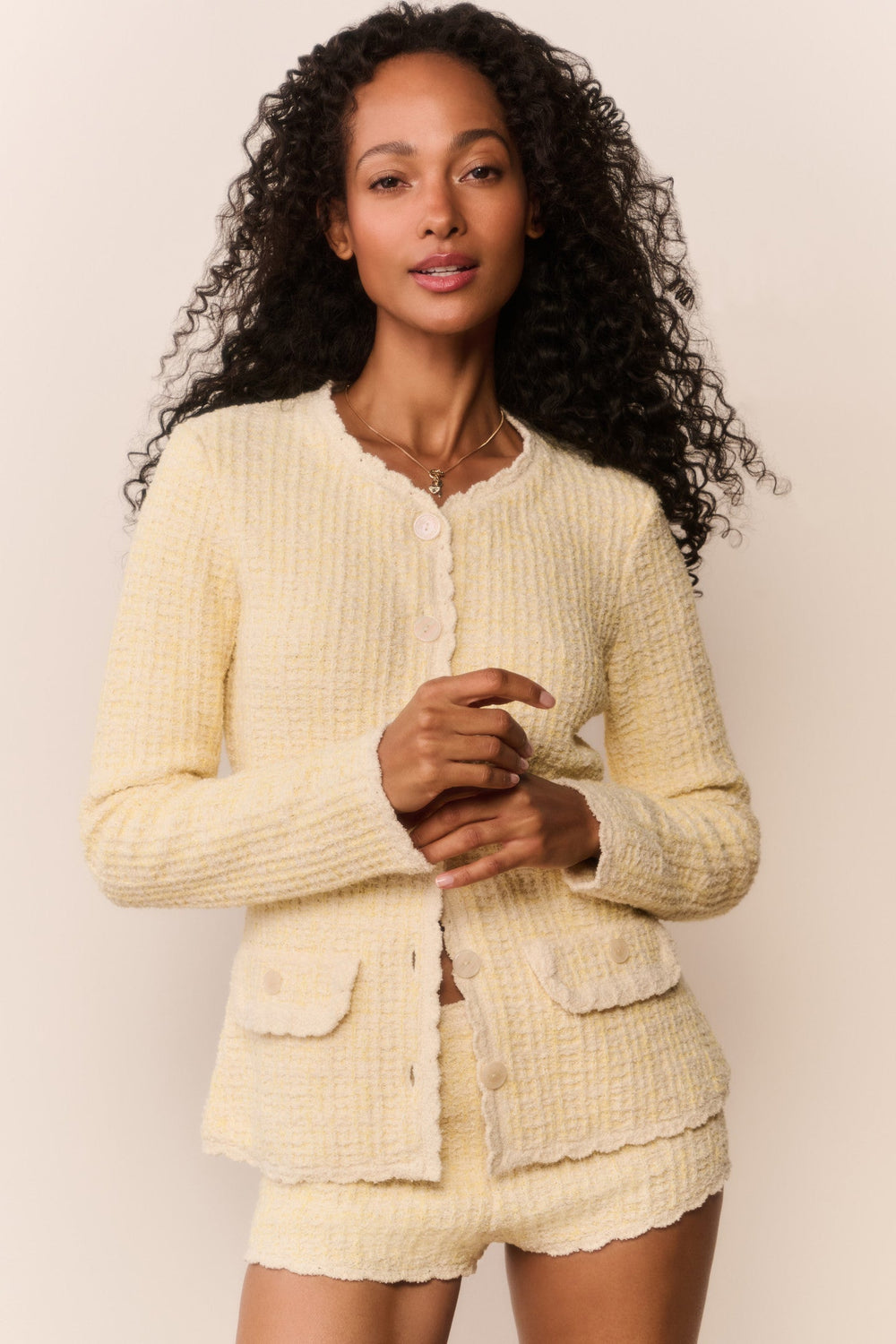 Gaililee Knit Tweed Cardigan | Loveshackfancy discount