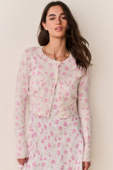 Adeanne Heirloom Print Cotton Cardigan | Loveshackfancy on sale