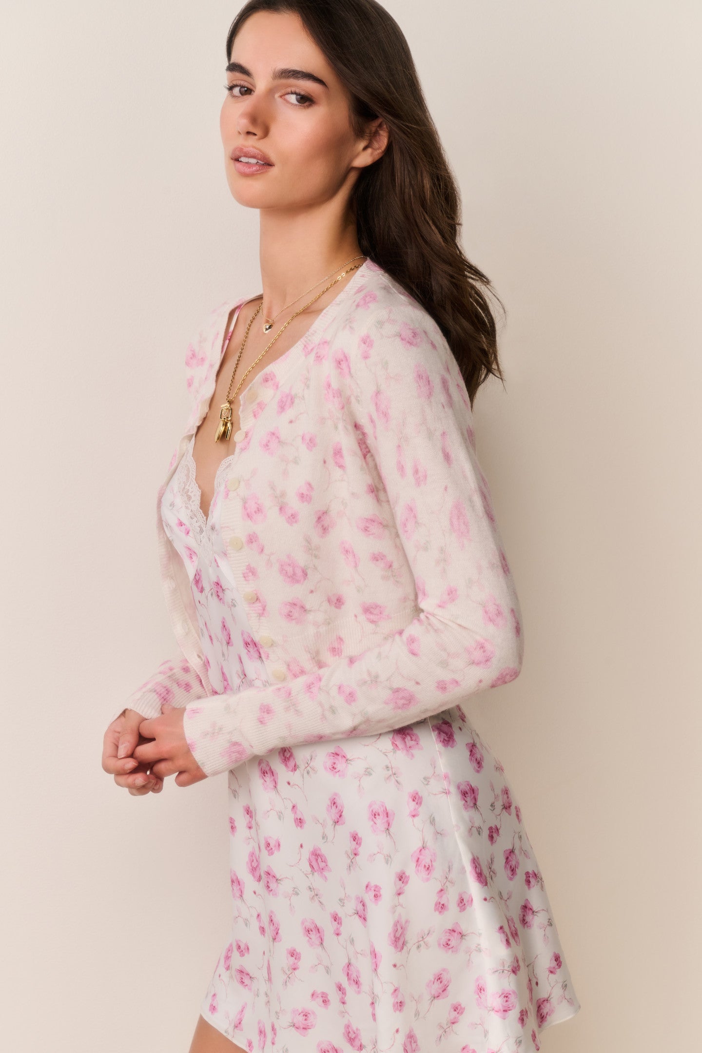 Adeanne Heirloom Print Cotton Cardigan | Loveshackfancy on sale