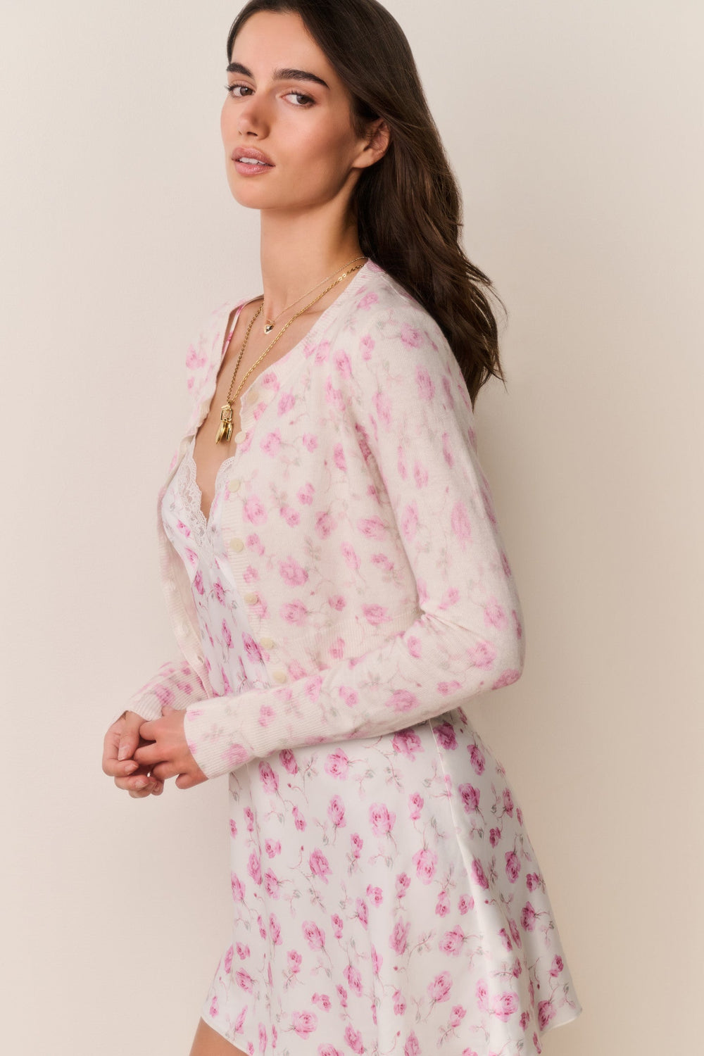 Adeanne Heirloom Print Cotton Cardigan | Loveshackfancy on sale