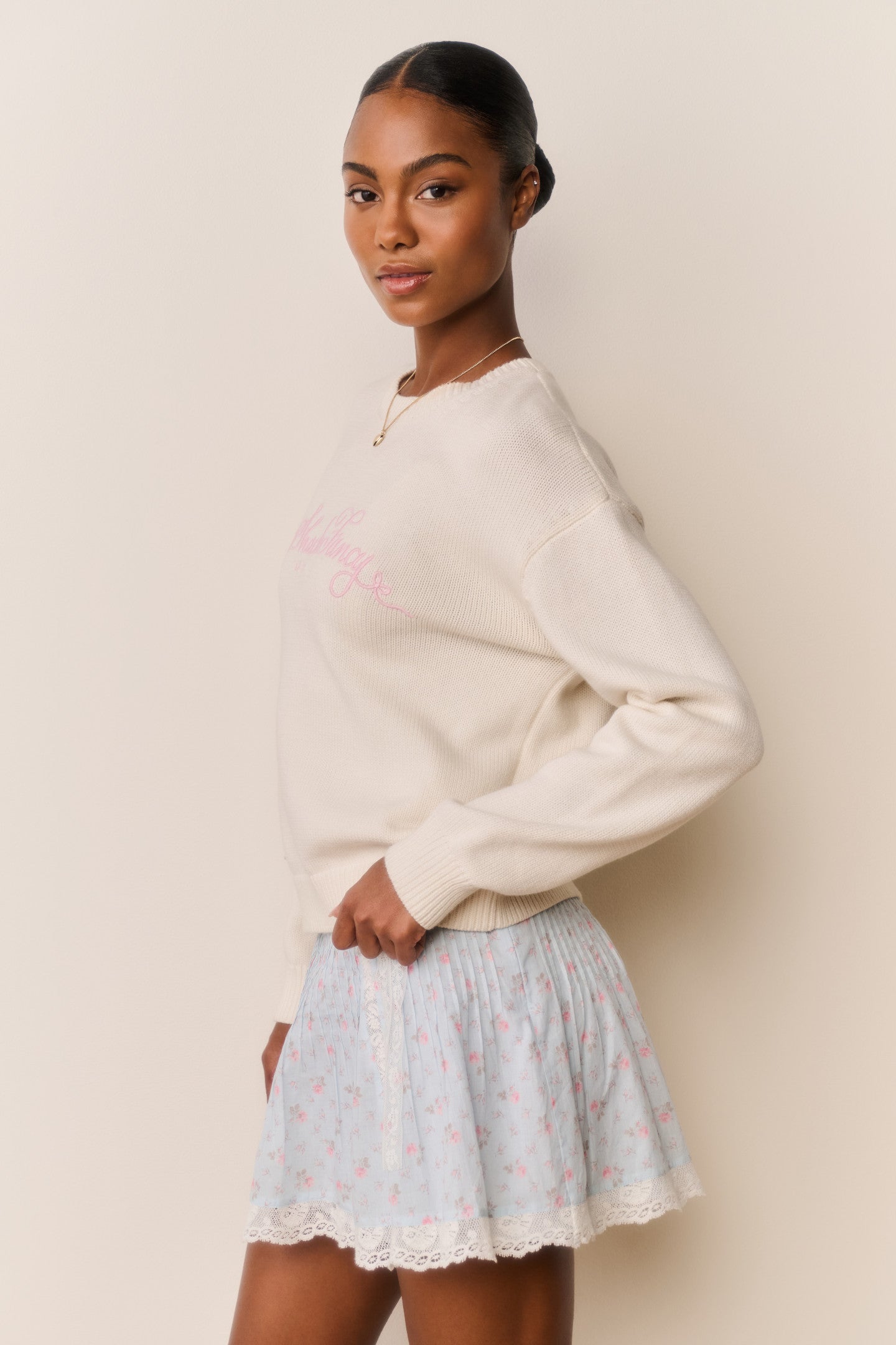 Selman Embroidered Cotton Pullover | Loveshackfancy online