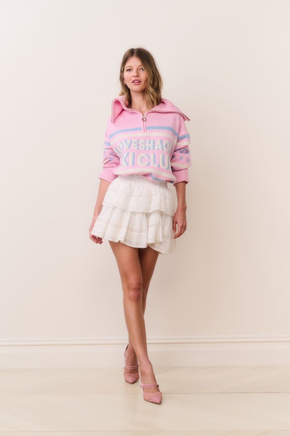 Mitsy Wool Ski Club Sweater | Loveshackfancy discount