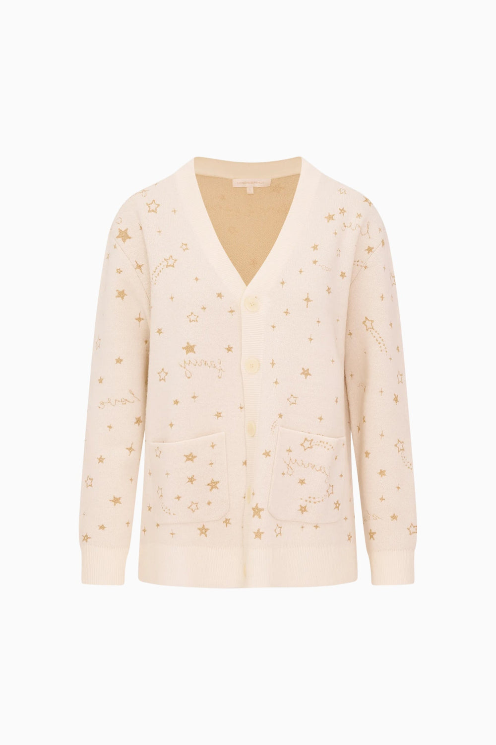 Mar Wool Celestial Jacquard Cardigan | Loveshackfancy for sale