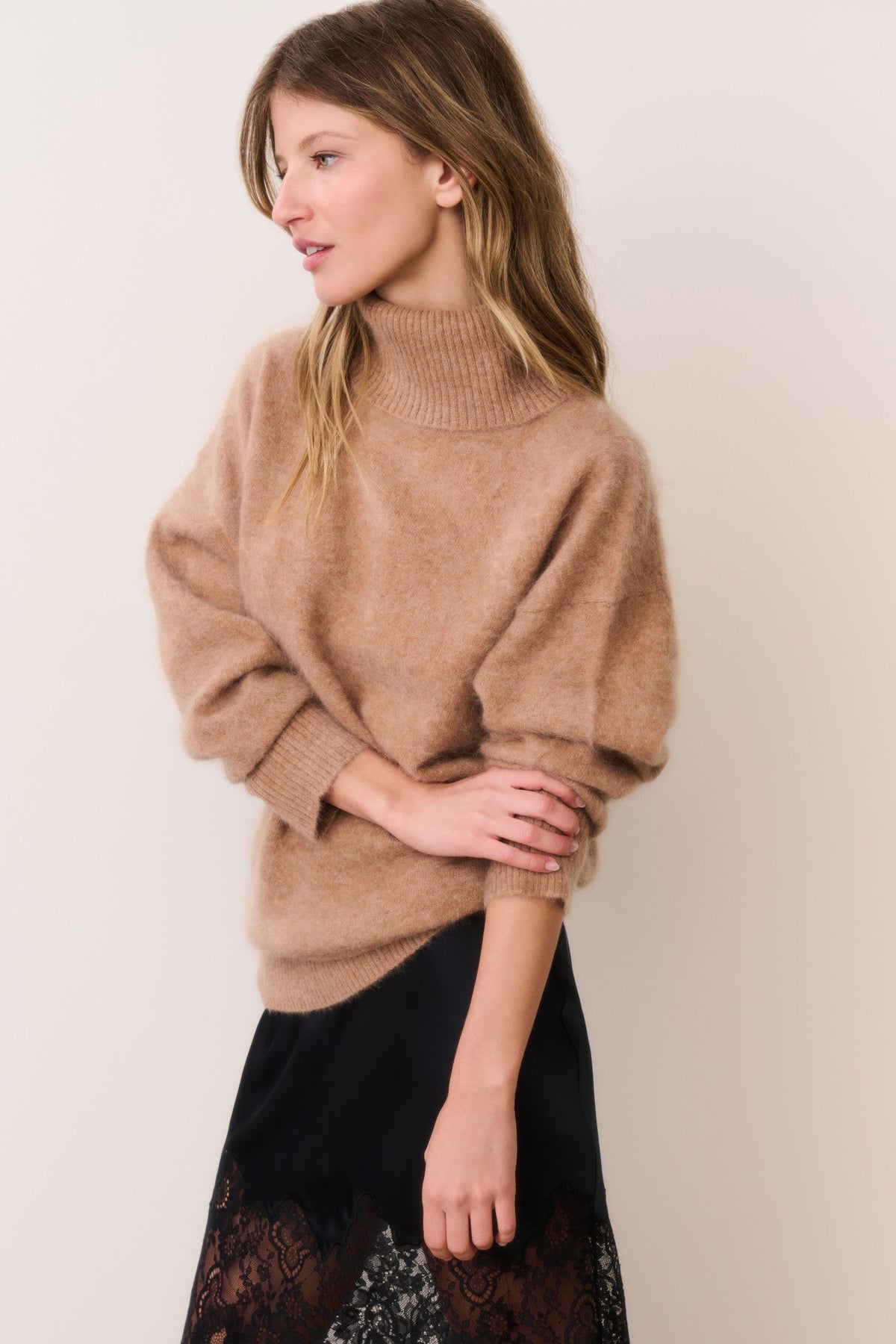 Nia Cashmere Turtleneck Sweater | Loveshackfancy on sale