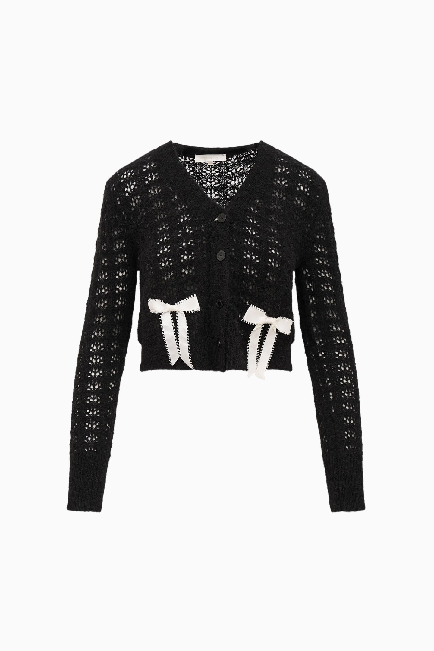 Lilly Alpaca-Blend Bow Cardigan | Loveshackfancy US