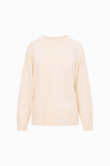 Westcott Wool-Cashmere Lace Star Pullover | Loveshackfancy online