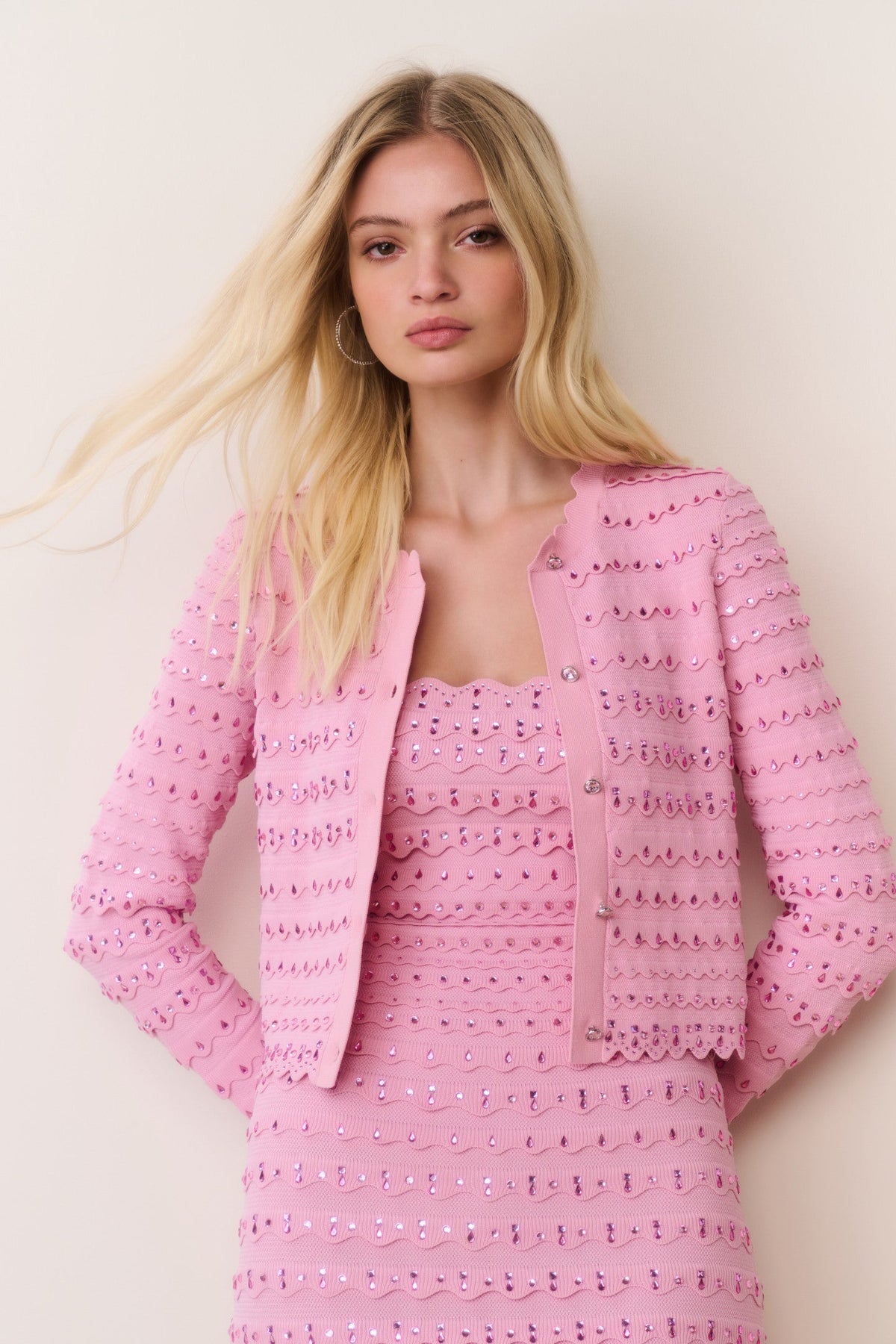 Ferris Sequin Scallop Cardigan | Loveshackfancy discount