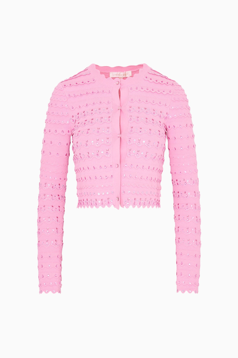 Ferris Sequin Scallop Cardigan | Loveshackfancy discount