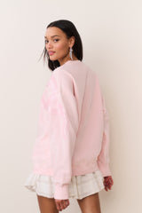 Palo Sequin Bow Fleece Pullover | Loveshackfancy for sale