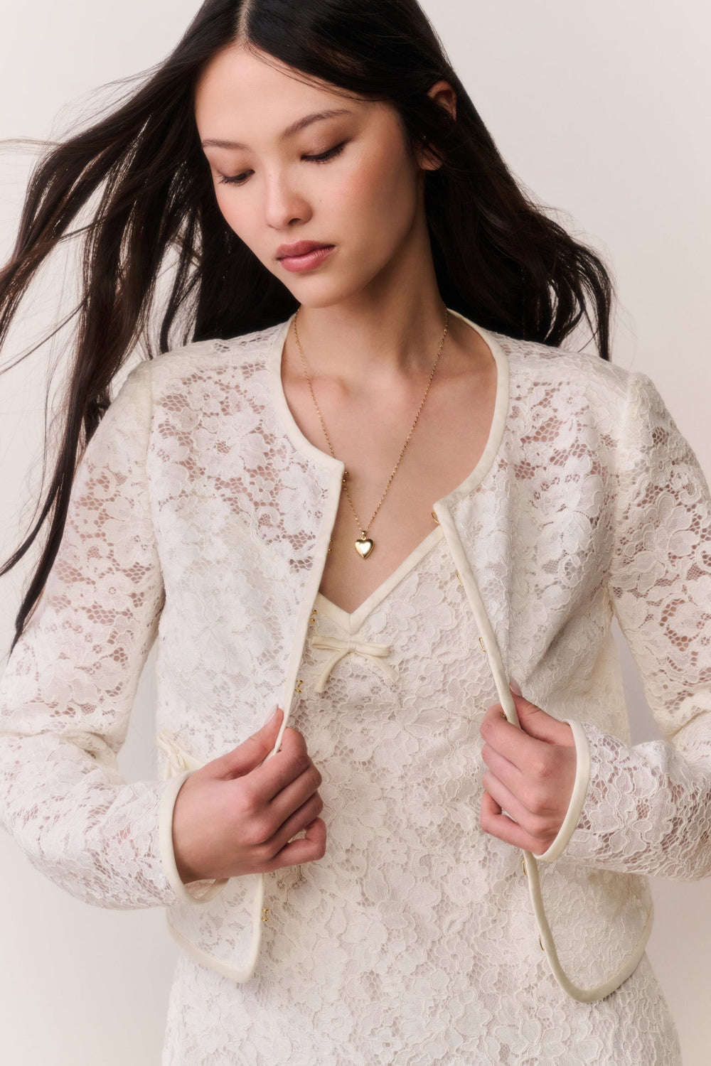Junetta Cropped Lace Jacket | Loveshackfancy outlet