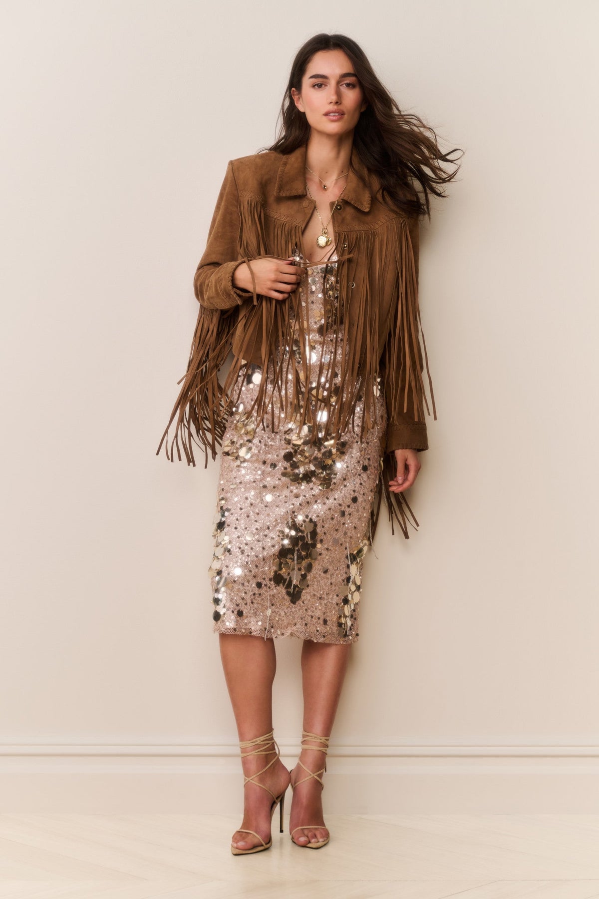 Maelis Suede Fringe Jacket | Loveshackfancy discount
