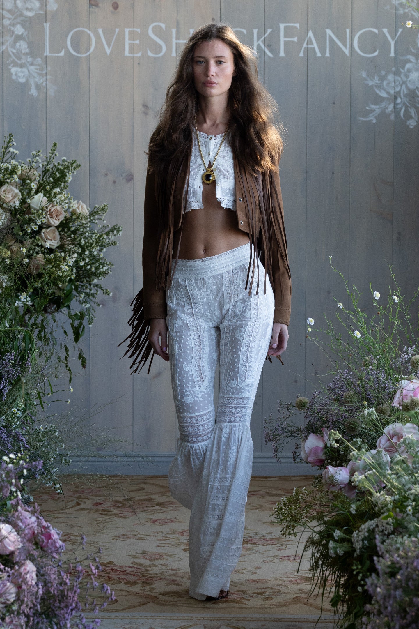 Maelis Suede Fringe Jacket | Loveshackfancy discount