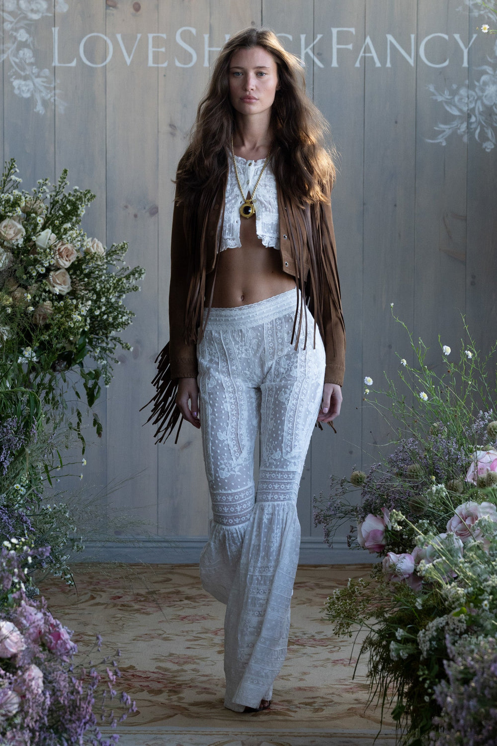 Maelis Suede Fringe Jacket | Loveshackfancy discount