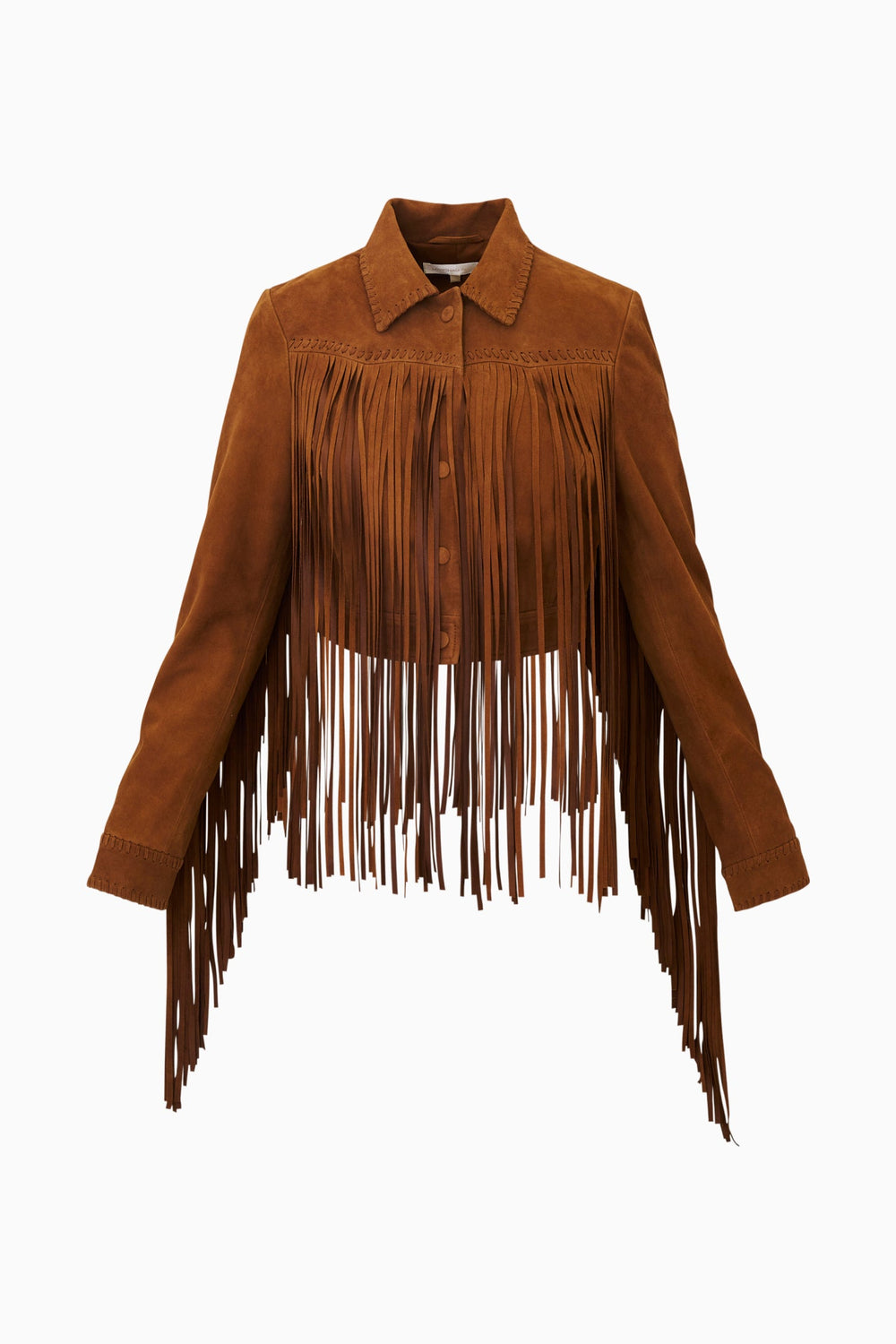 Maelis Suede Fringe Jacket | Loveshackfancy discount