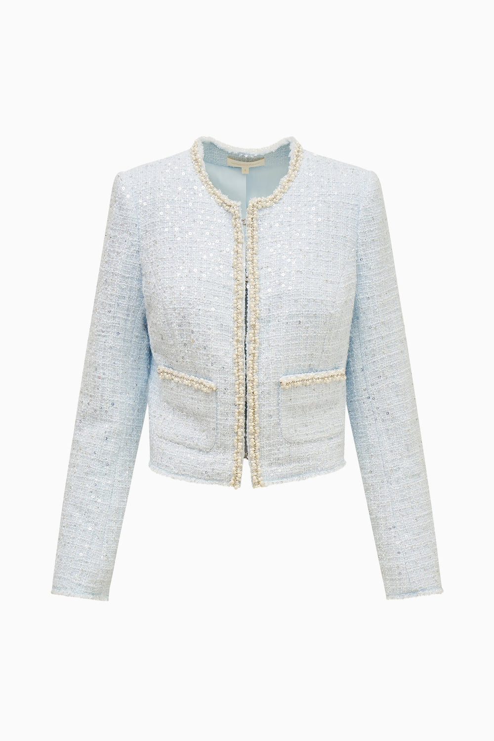 Kelli Sequin Tweed Jacket | Loveshackfancy on sale