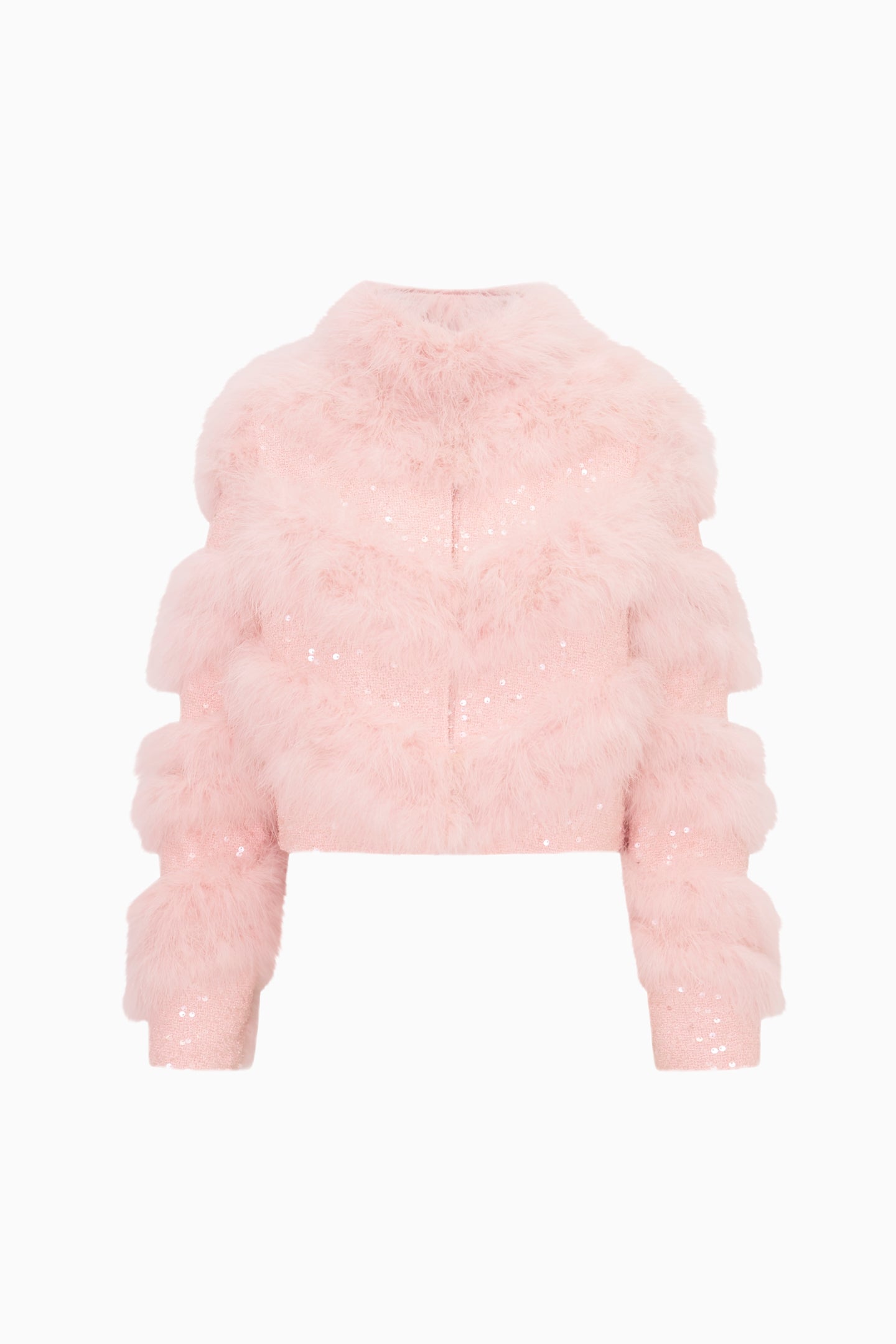 Curran Feather & Sequin Jacket | Loveshackfancy online