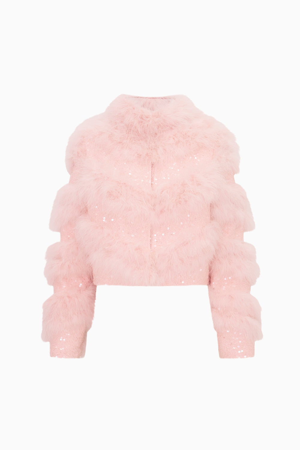 Curran Feather & Sequin Jacket | Loveshackfancy online