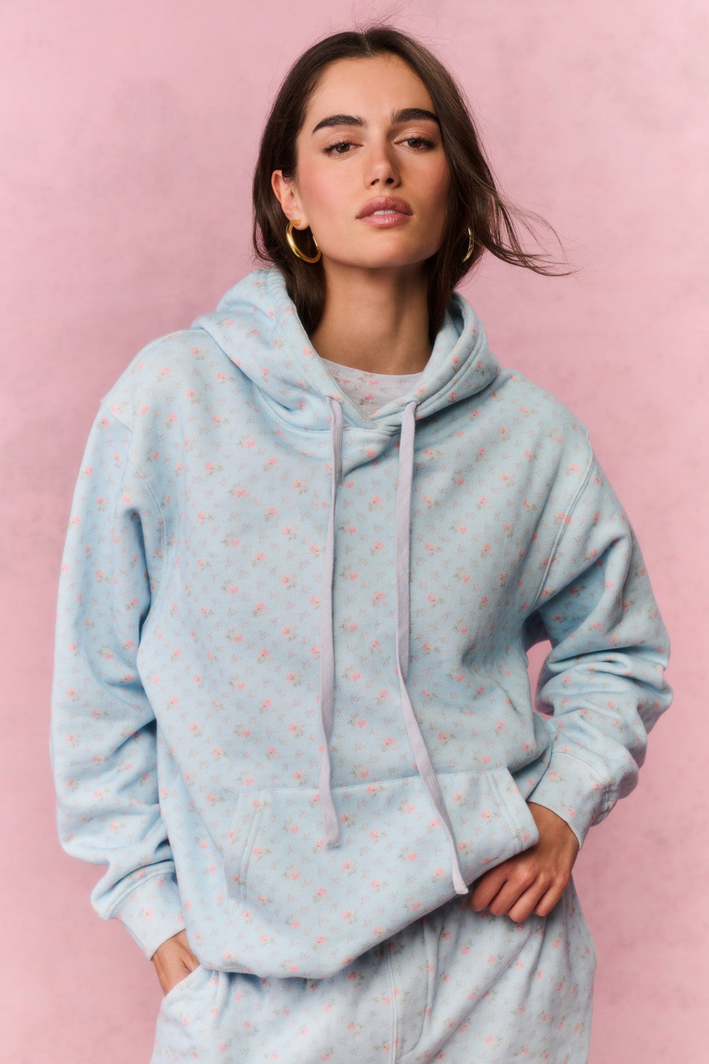 Nacova Cotton Oversized Hoodie | Loveshackfancy for sale