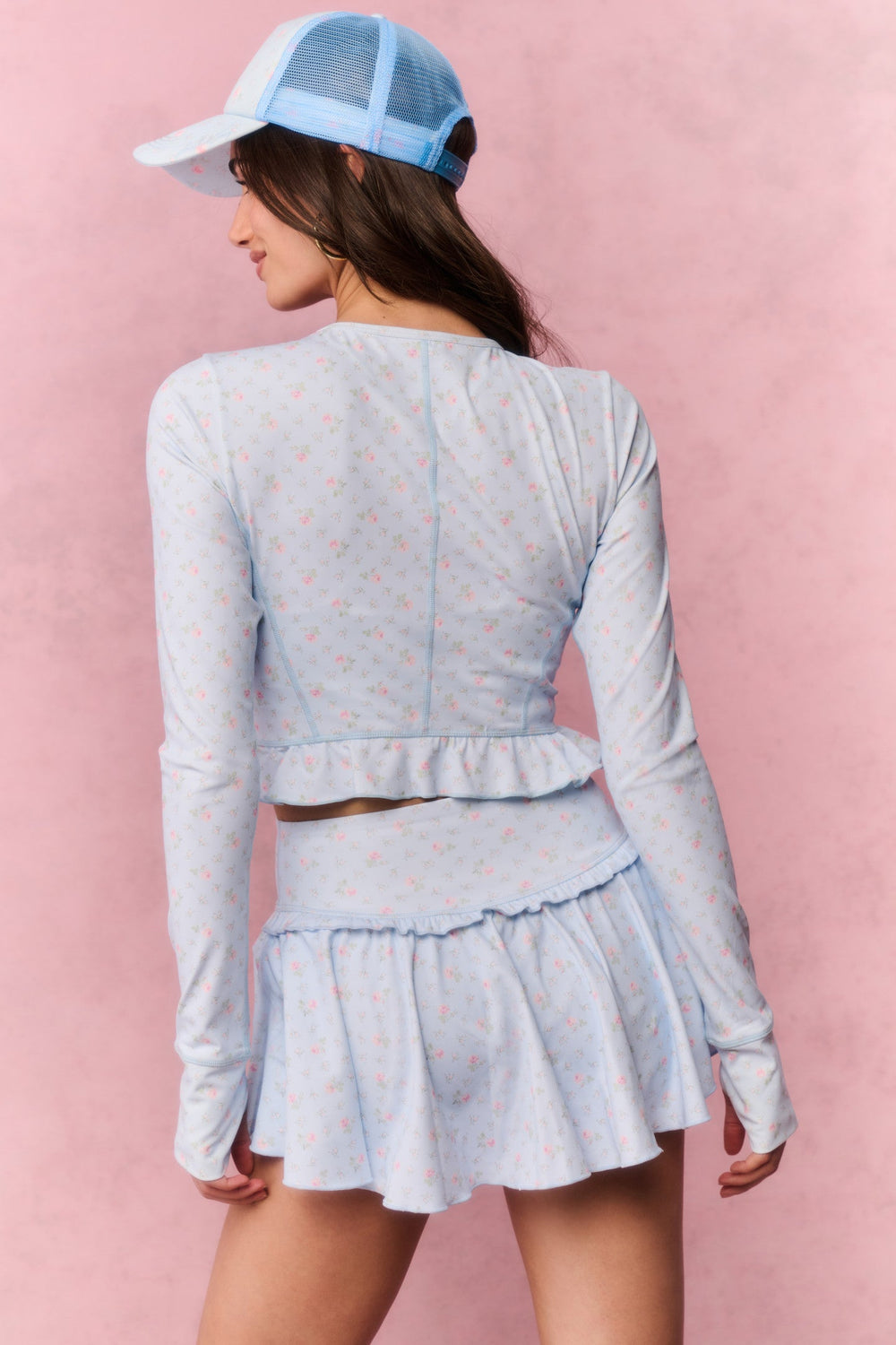 Medway Printed Zip-Up Active Top | Loveshackfancy discount