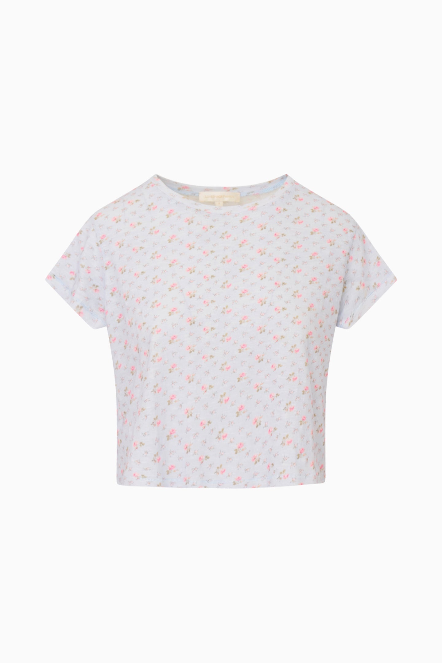 Rubin Cropped Cotton Tee | Loveshackfancy for sale