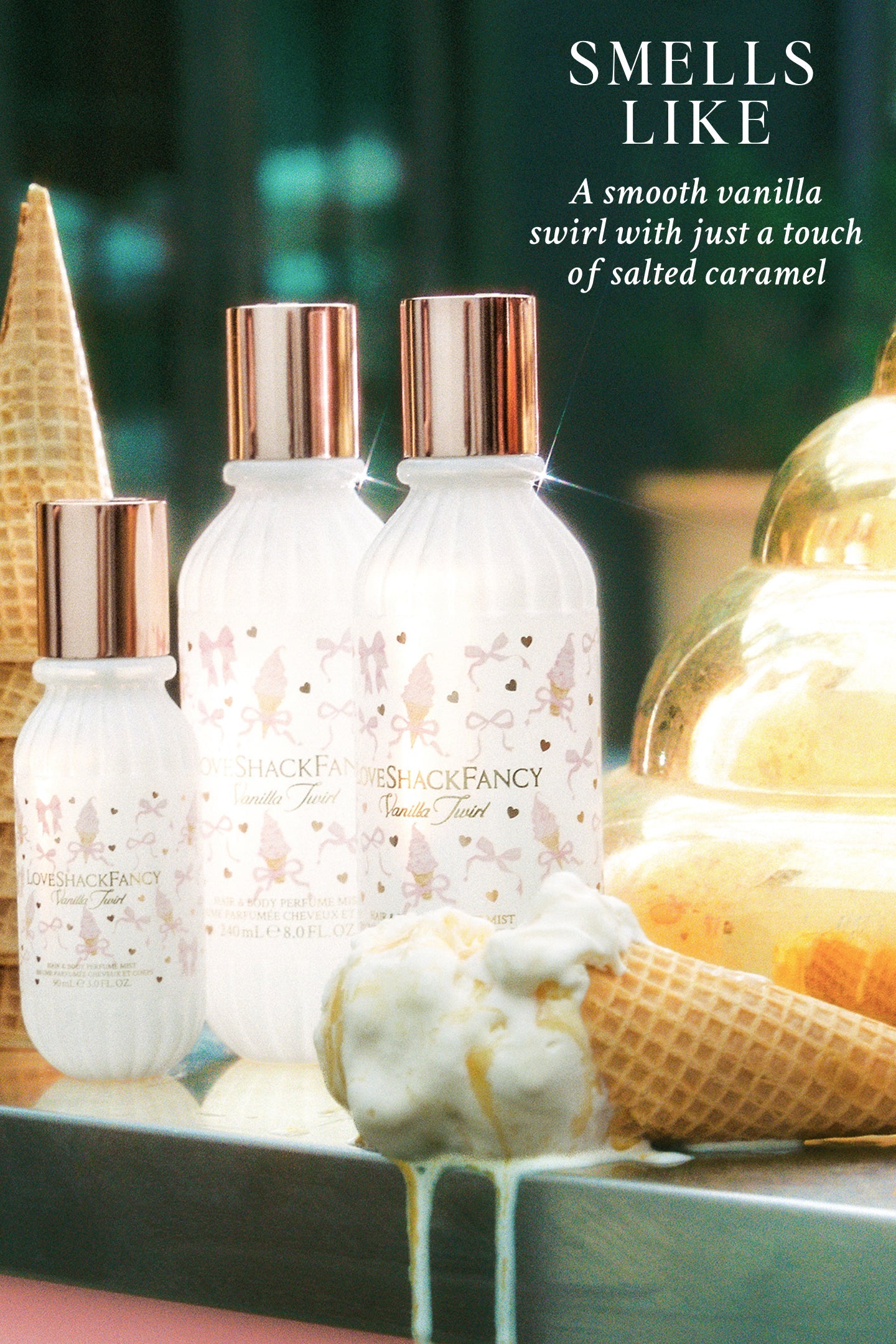 Vanilla Twirl Hair & Body Perfume Mist with Vanilla Mousse and Salted Caramel | Loveshackfancy sale