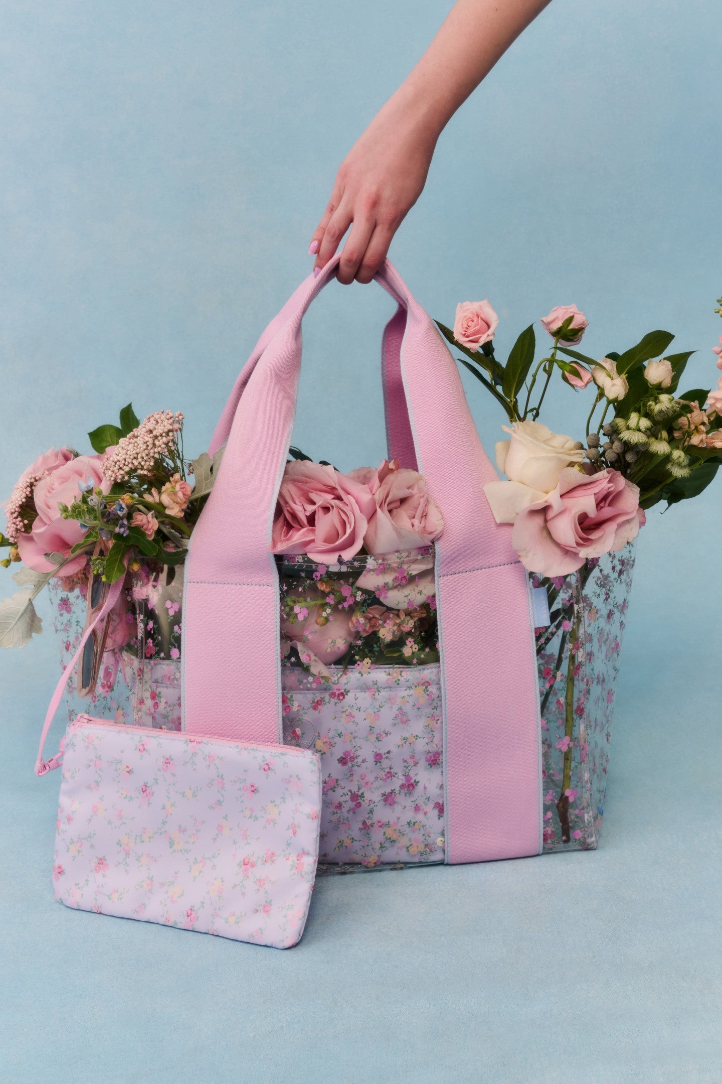 STATE x LoveShackFancy Floral Wellington Cabana Tote | Loveshackfancy for sale