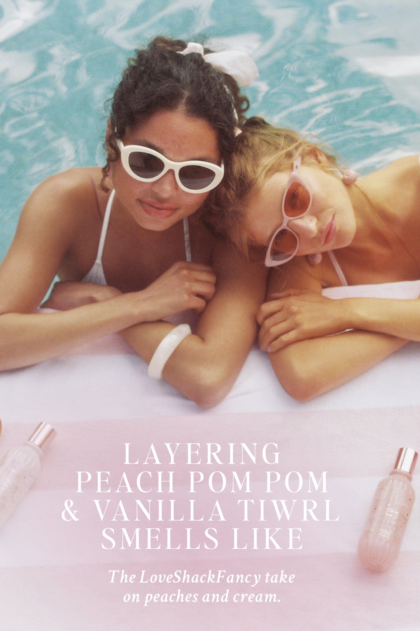 Peach Pom Pom Hair & Body Perfume Mist with Candied Peach and Crystallized Sugar | Loveshackfancy on sale
