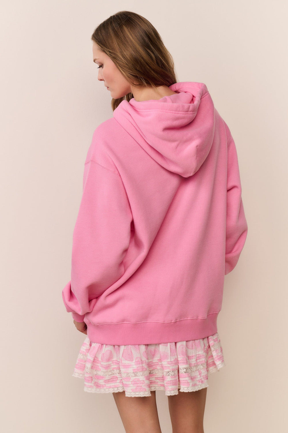 Nacova Heart Doily Fleece Hoodie | Loveshackfancy sale