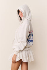 Ballie Ski Zip-Up Hoodie | Loveshackfancy on sale
