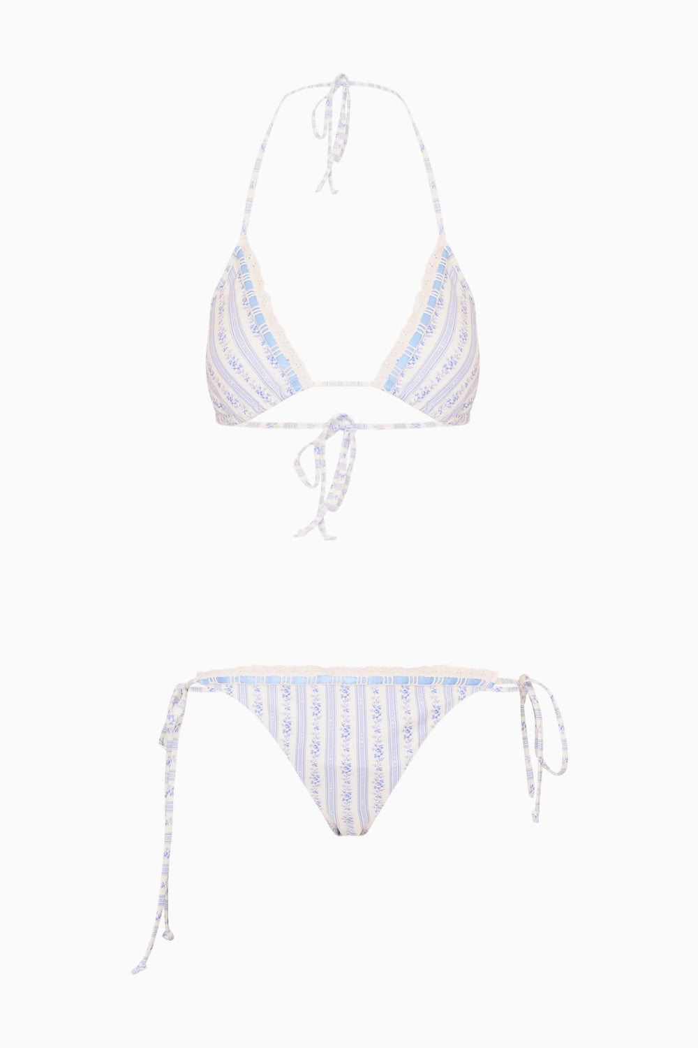Harbor Floral Striped Bikini | Loveshackfancy sale