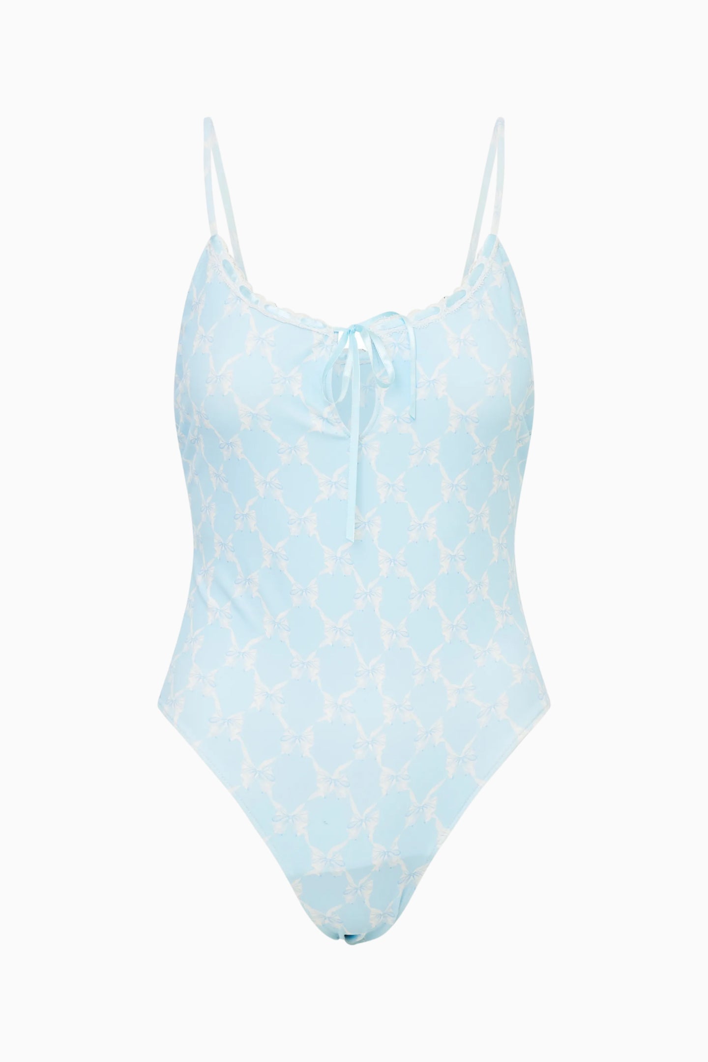 Laguna Bow Print One-Piece Swimsuit | Loveshackfancy on sale