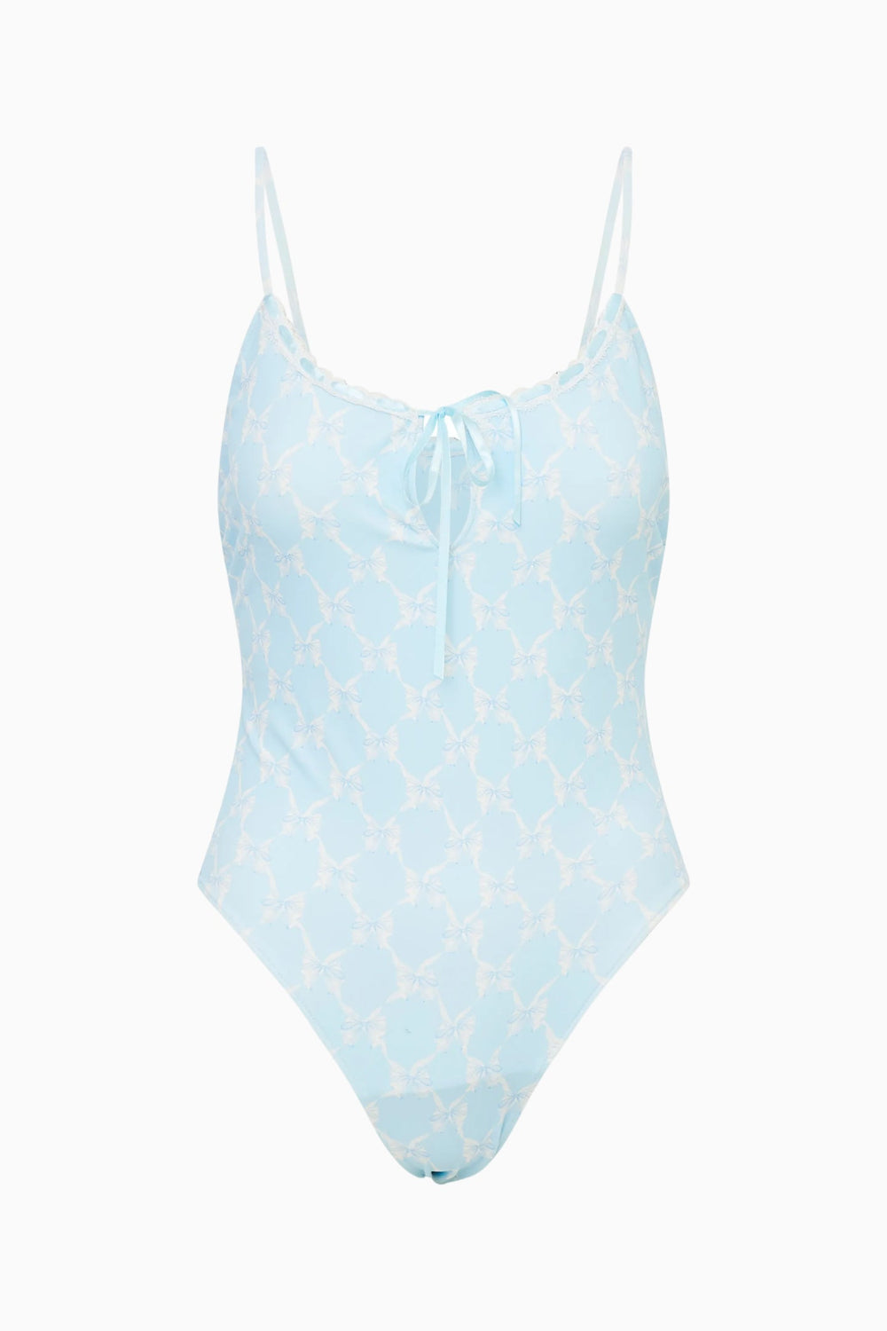 Laguna Bow Print One-Piece Swimsuit | Loveshackfancy on sale