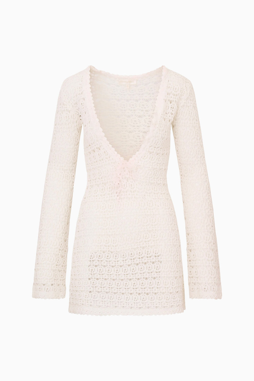 Vespa Crochet Mini Cover-Up Dress | Loveshackfancy US