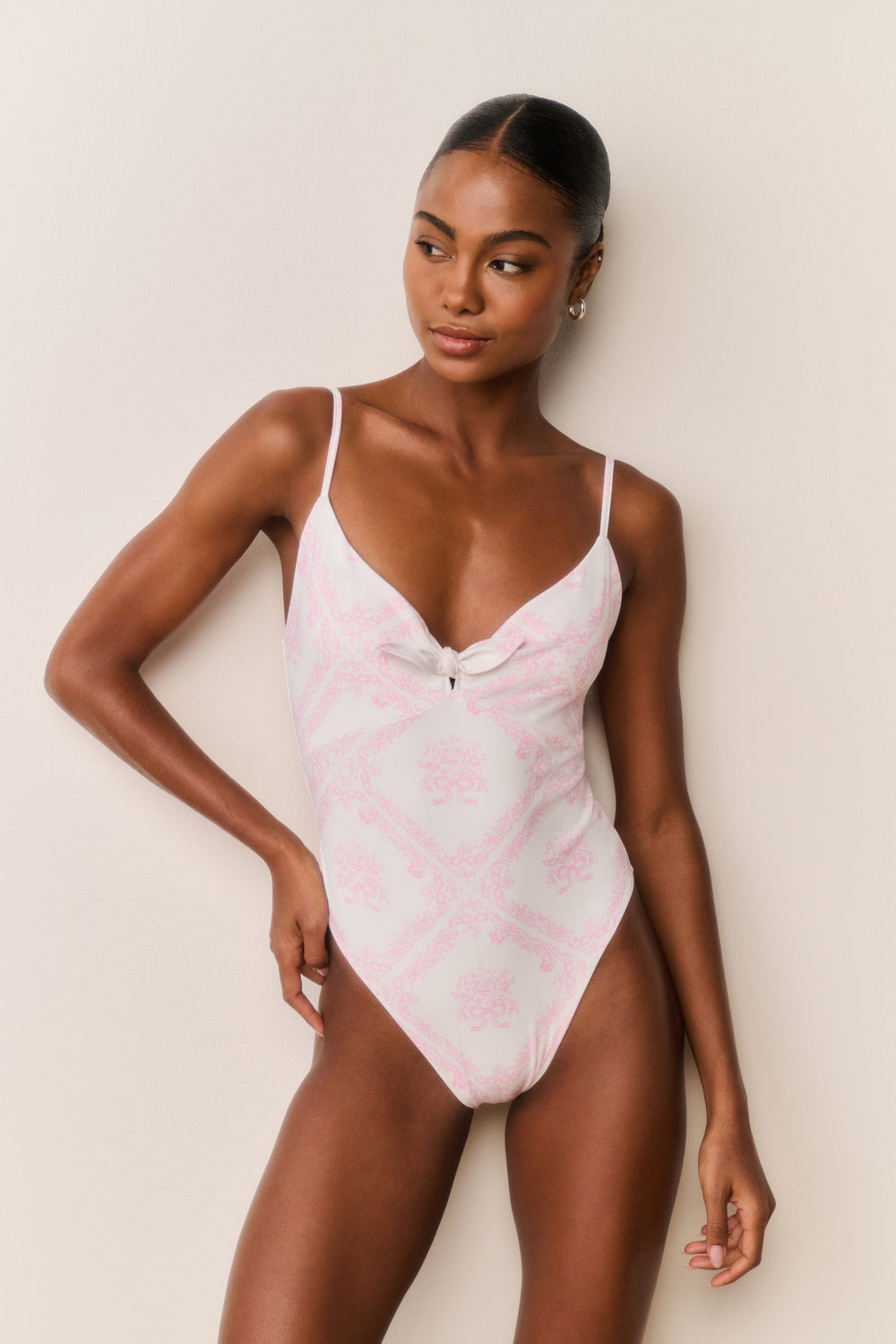Zyra One-Piece Toile Print Swimsuit | Loveshackfancy online