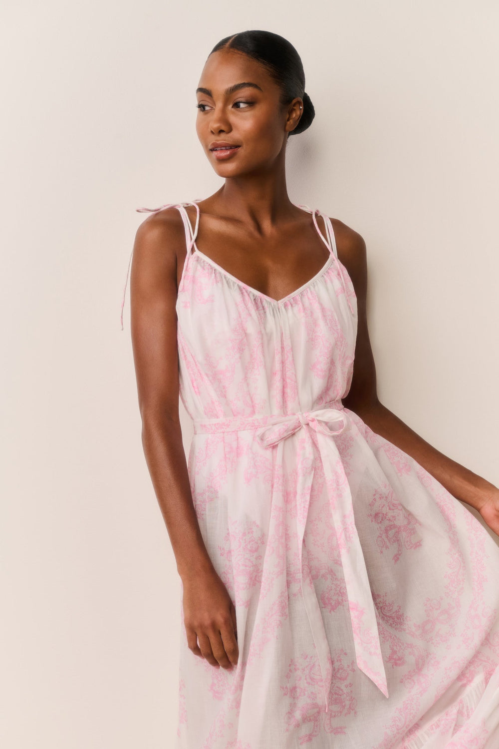 Hale Cotton Toile Print Cover-Up Dress | Loveshackfancy outlet