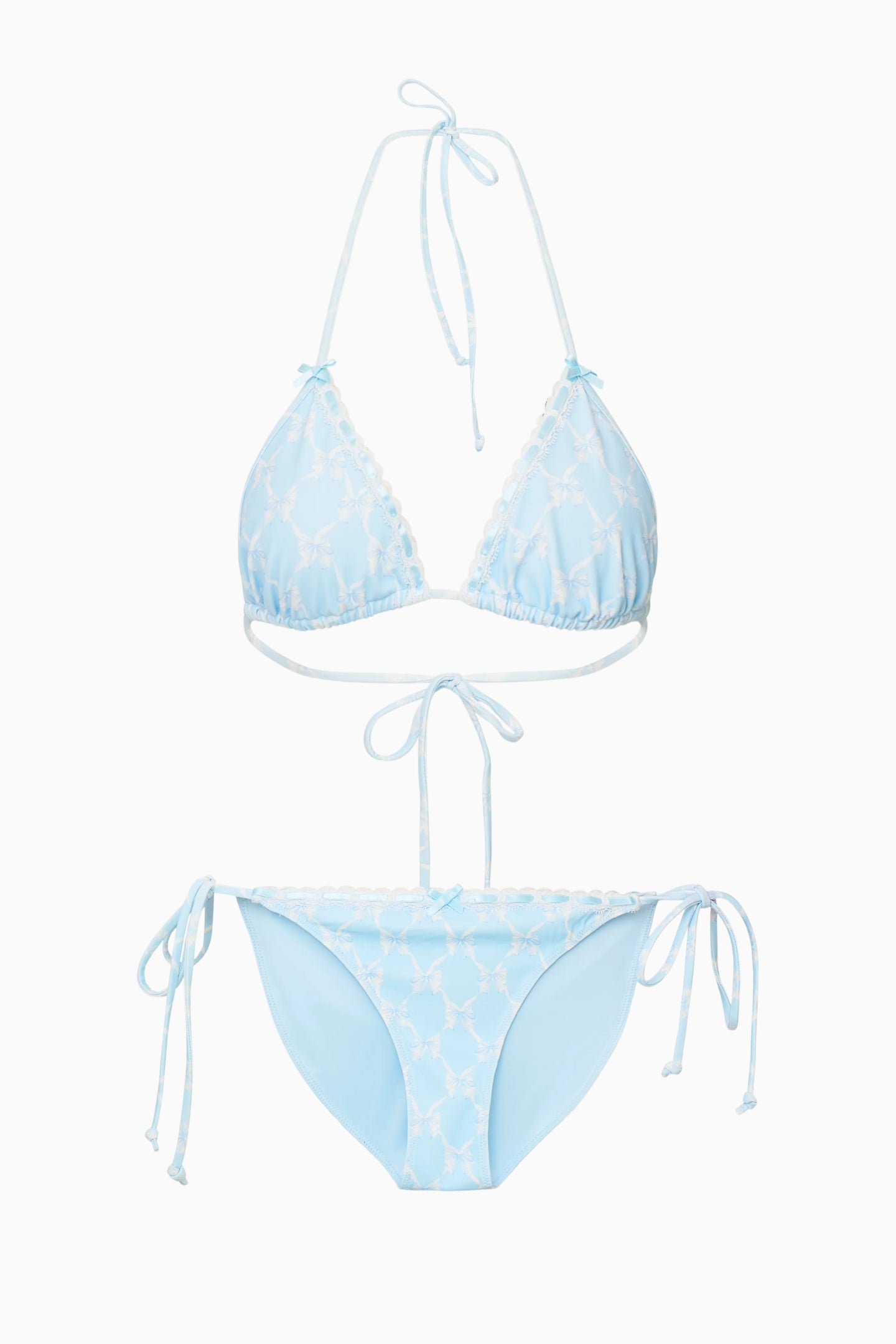 Harbor Chantilly Lace-Trimmed Bikini | Loveshackfancy sale