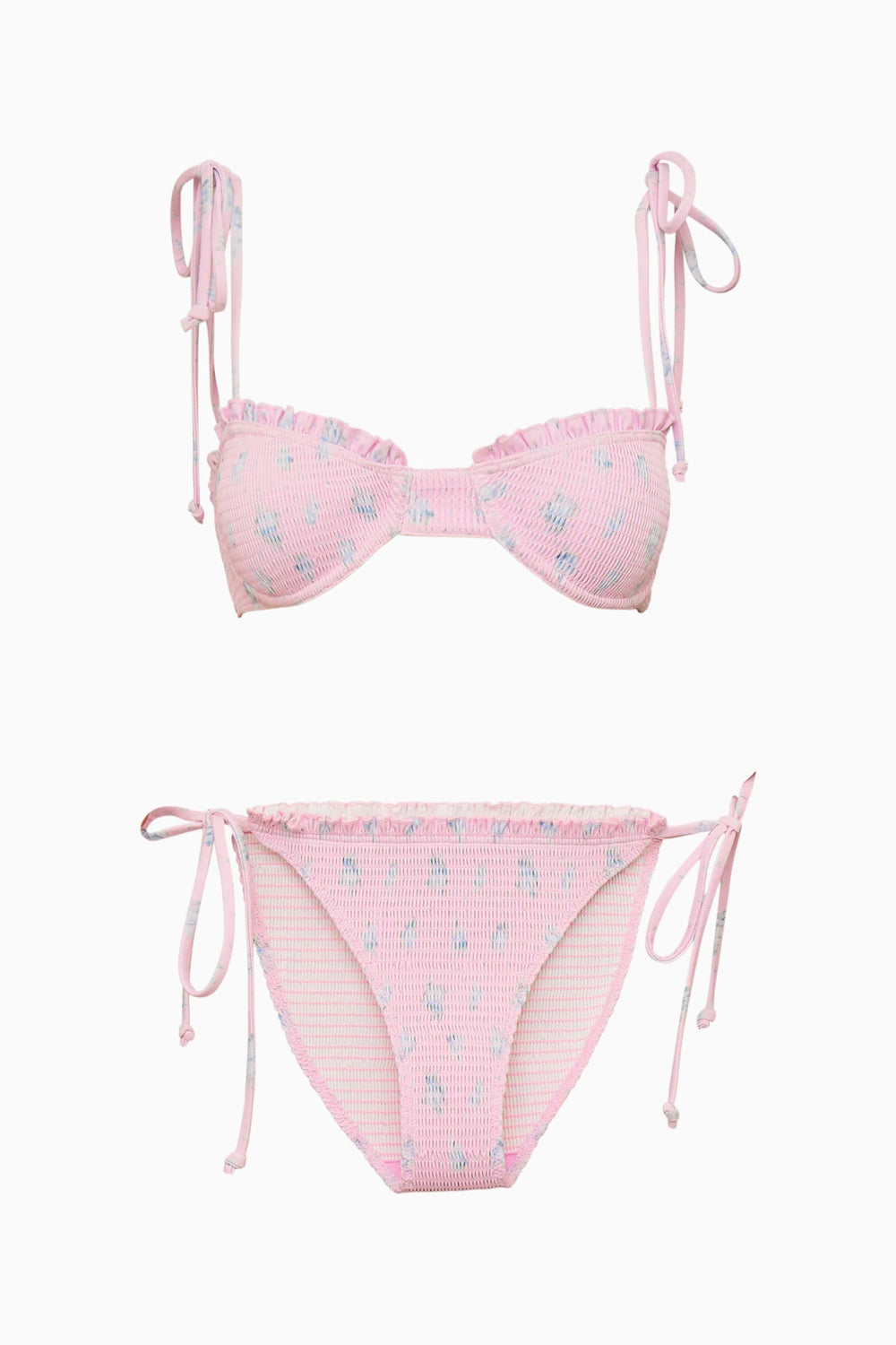 Quinley Smocked Floral Bikini | Loveshackfancy sale
