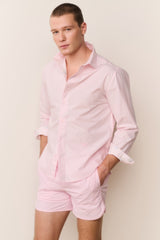 Hudley Pink Unisex Shirt | Loveshackfancy for sale