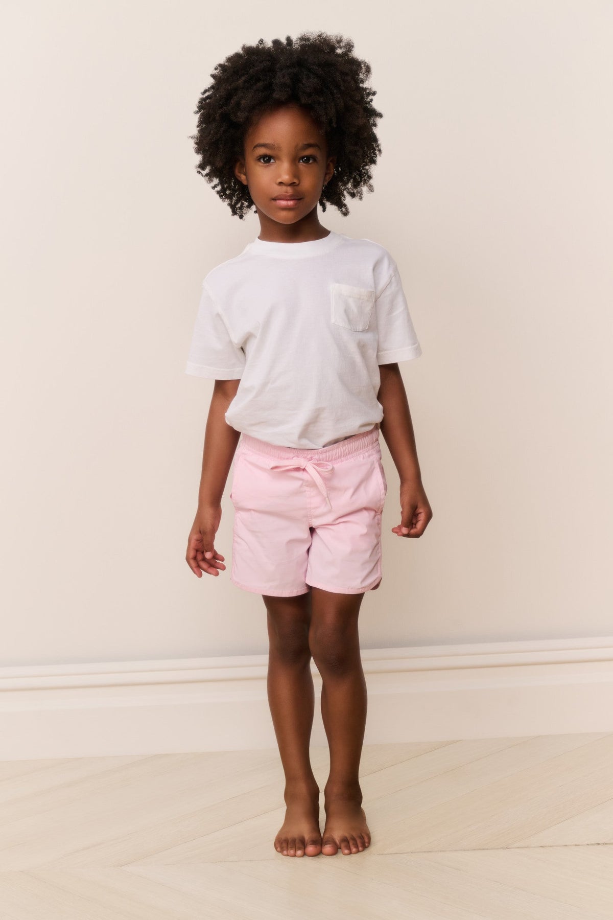 Boys Pink Swim Shorts | Loveshackfancy US