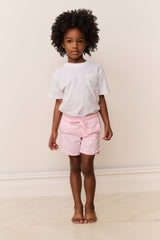 Boys Pink Swim Shorts | Loveshackfancy US