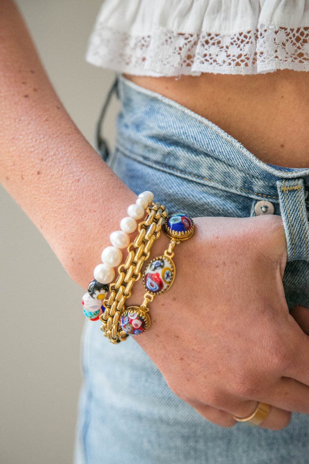 Brinker+Eliza End Game Bracelet | Loveshackfancy for sale